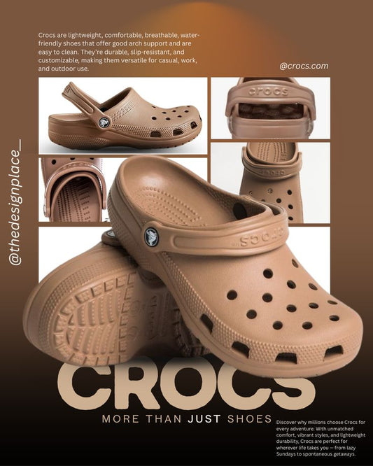 Crocs Classic Clog – Unisex Casual Comfort Sandals