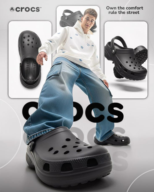 Crocs Classic Clog – Unisex Casual Comfort Sandals