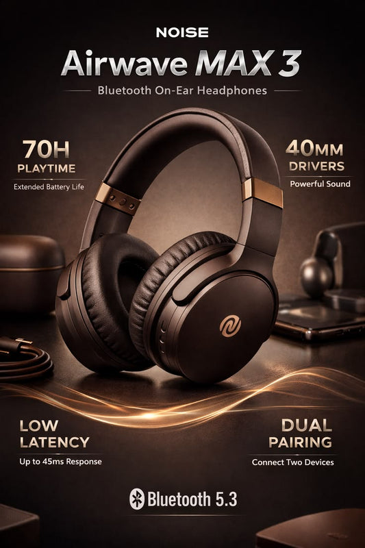 Noise Airwave Max 3 Bluetooth Wireless Headphones
