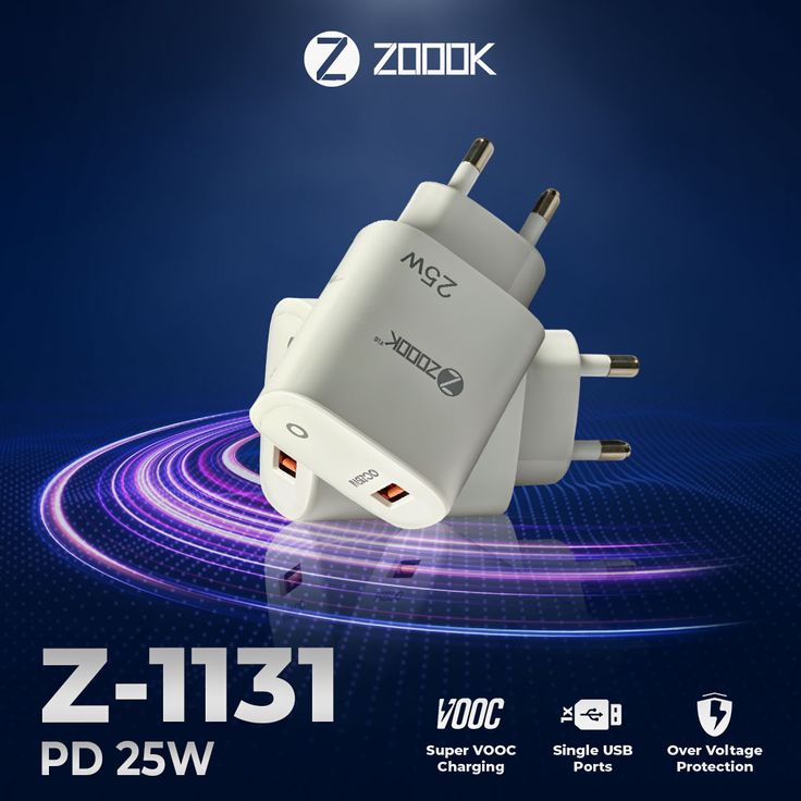 ZOOOK Z-1131 PD 25W Fast Charger